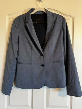 Women's Blue  Tailored Banana Republic Blazer Jacket